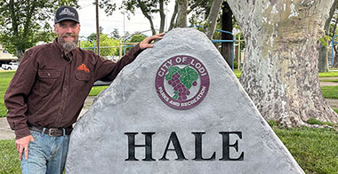 Engraved City Sign